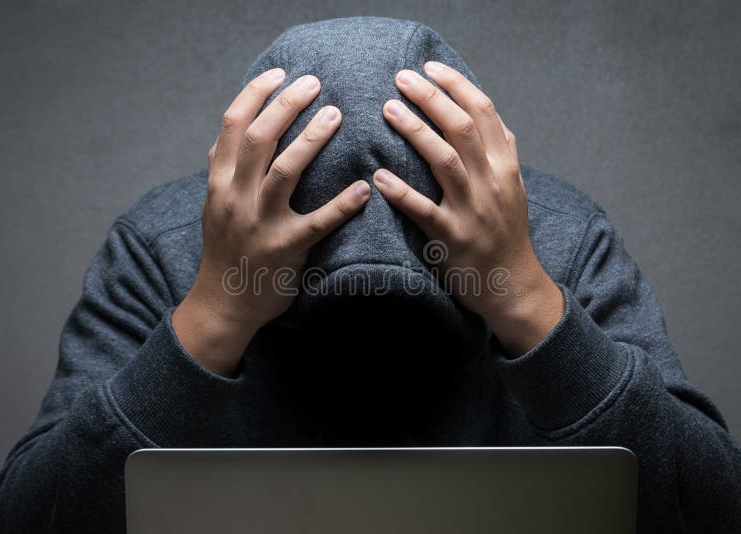 Frustrated Hacker Blank Meme Template