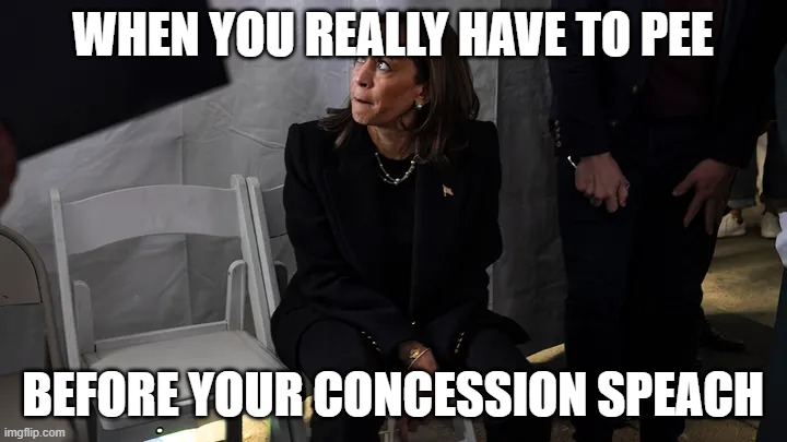 When You Really Have To Pee | WHEN YOU REALLY HAVE TO PEE; BEFORE YOUR CONCESSION SPEACH | image tagged in when you really have to pee | made w/ Imgflip meme maker