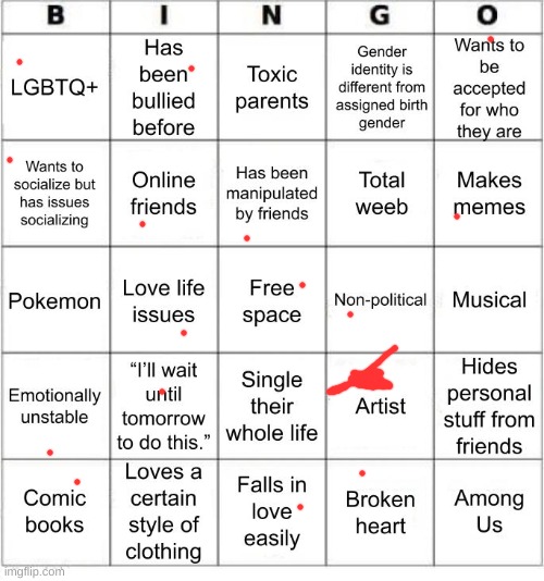 TheSuitedGayWeeb's Bingo | image tagged in thesuitedgayweeb's bingo | made w/ Imgflip meme maker