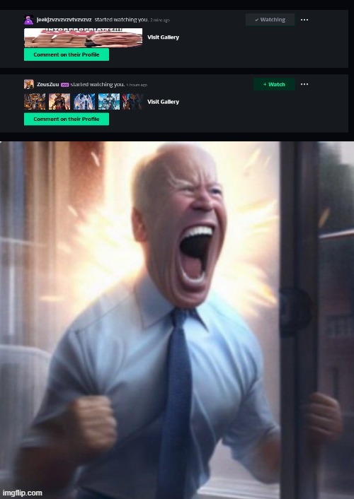 let's fucking JOE another watcher | made w/ Imgflip meme maker