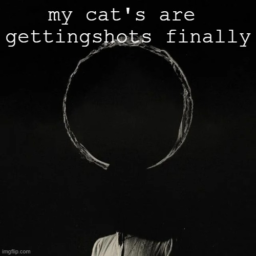 they run outside too much sigh | my cat's are  gettingshots finally | image tagged in perverts | made w/ Imgflip meme maker