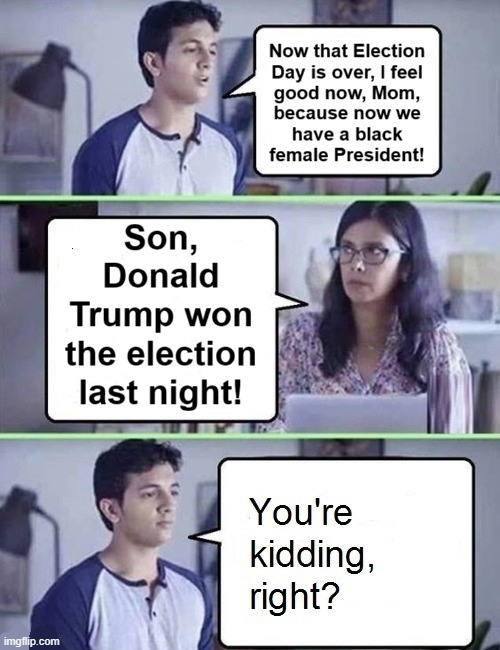 You're Kidding Right Trump 2024 | image tagged in you're kidding right,donald trump,election 2024,i hate donald trump,trump sucks | made w/ Imgflip meme maker