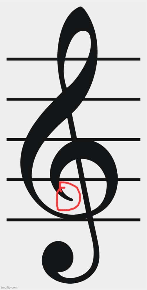 Treble Clef | image tagged in treble clef | made w/ Imgflip meme maker
