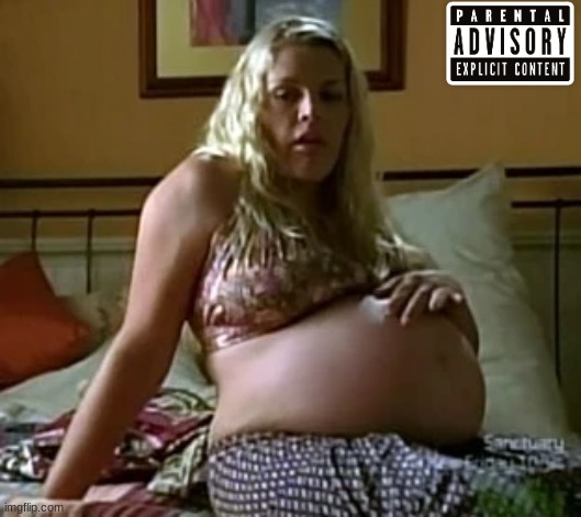 proof that anything can be an album cover | image tagged in album,cover,pregnant | made w/ Imgflip meme maker