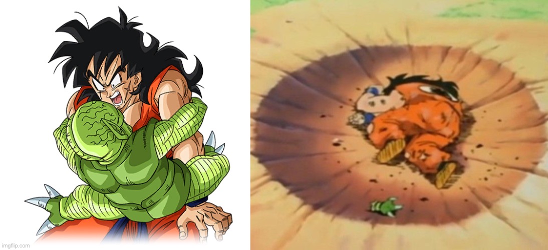 image tagged in yamcha dead | made w/ Imgflip meme maker
