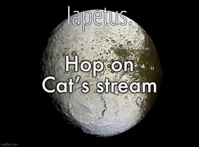 Link in comments | Hop on Cat’s stream | image tagged in silver announcement template 13 0 template | made w/ Imgflip meme maker