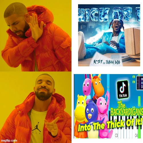 Songs of 2024 | image tagged in memes,drake hotline bling | made w/ Imgflip meme maker