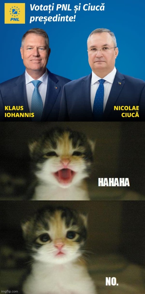 PNL, ALDE, PD-L = PCR = Aceeași mizerie de pe Aleea Modrogan | image tagged in hahaha no,pnl,iohannis,ciuca,politics,pdl | made w/ Imgflip meme maker