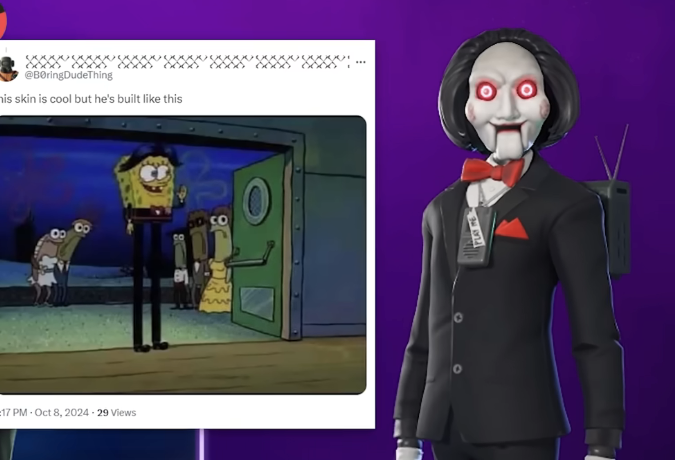 The skin is cool but its built like this Blank Meme Template
