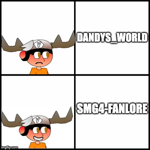 thats a cringe ahh stream for ocs... | DANDYS_WORLD; SMG4-FANLORE | image tagged in smg5 hotline bling credit goes to sth4playz and memescreator941,memes,funny,smg4,fanlore,smg5 | made w/ Imgflip meme maker