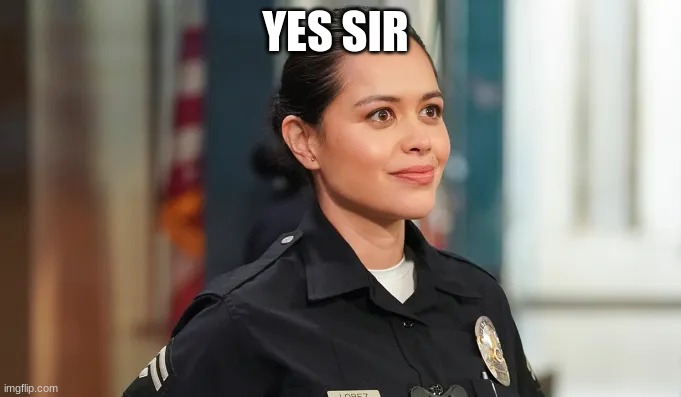 angela lopez | YES SIR | image tagged in angela lopez | made w/ Imgflip meme maker