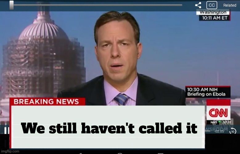 CNN Crazy News Network | We still haven't called it | image tagged in cnn crazy news network | made w/ Imgflip meme maker