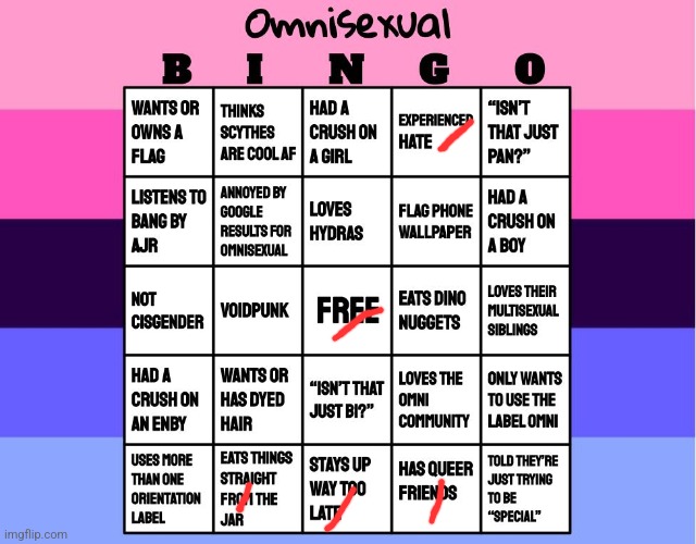Wth | image tagged in omnisexual bingo | made w/ Imgflip meme maker