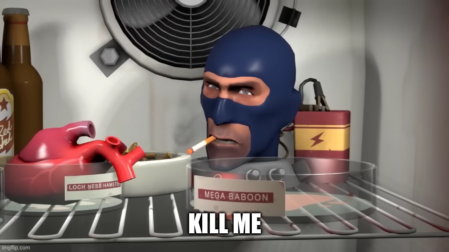 TF2 Spy Kill me | KILL ME | image tagged in tf2 spy kill me | made w/ Imgflip meme maker