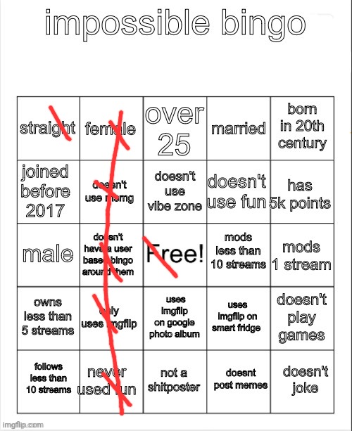 Easy | image tagged in impossible bingo | made w/ Imgflip meme maker