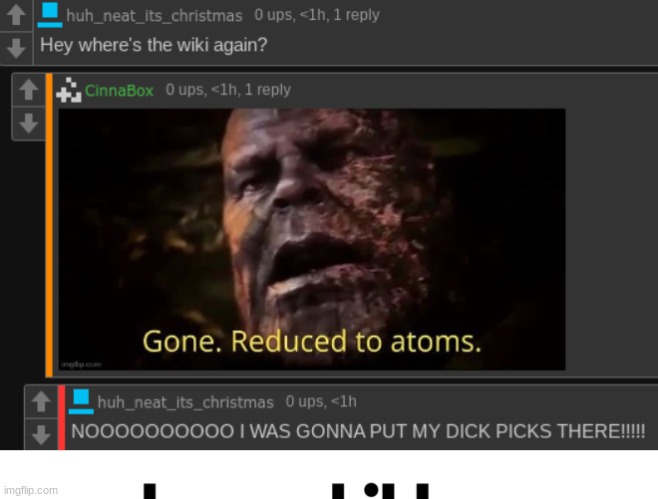 image tagged in horny children but futura font | made w/ Imgflip meme maker