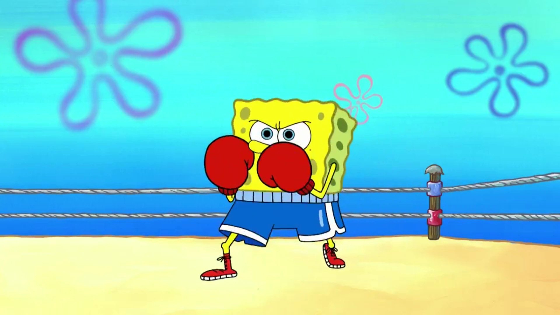 Spongebob Boxing Blank Meme Template