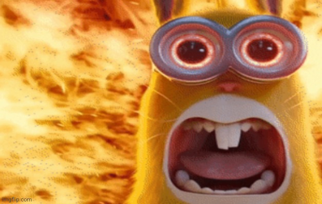 minion rabbit screaming | image tagged in minion rabbit screaming | made w/ Imgflip meme maker