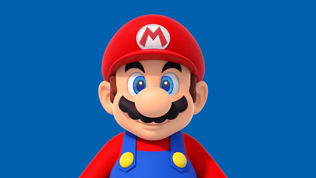 mario blue Blank Meme Template