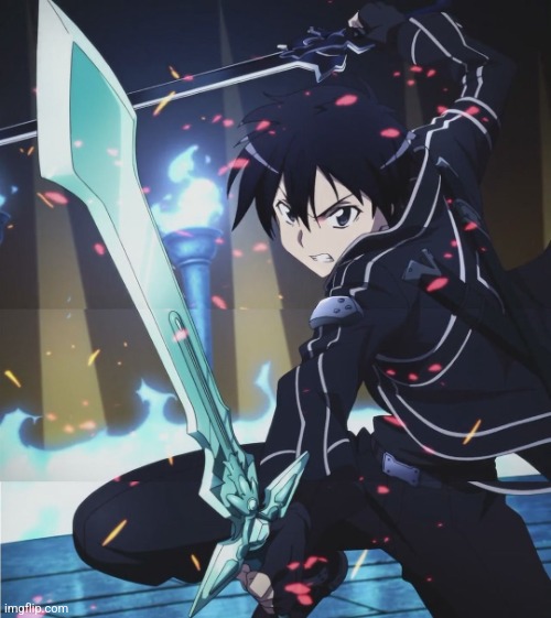Kirito | image tagged in kirito | made w/ Imgflip meme maker