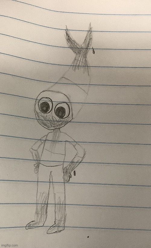 Just a lil drawing of twisted shrimpo i made in my language arts class | image tagged in boredom,made,me,draw,this | made w/ Imgflip meme maker