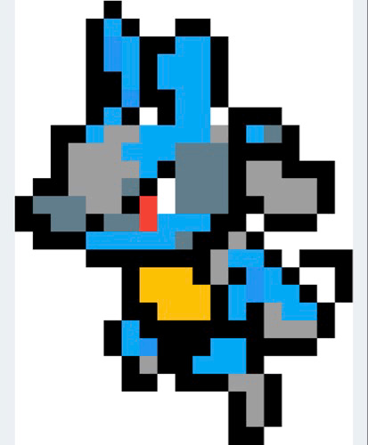 My Pixel Lucario Blank Meme Template