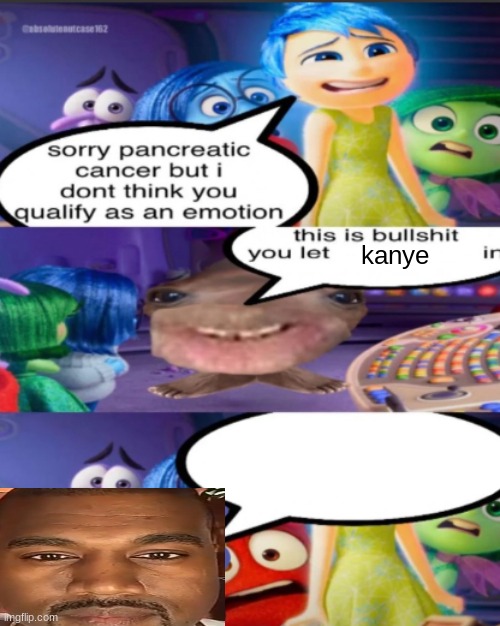 sorry pancreatic cancer but I don’t think you qualify as an emot | kanye | image tagged in sorry pancreatic cancer but i don t think you qualify as an emot | made w/ Imgflip meme maker