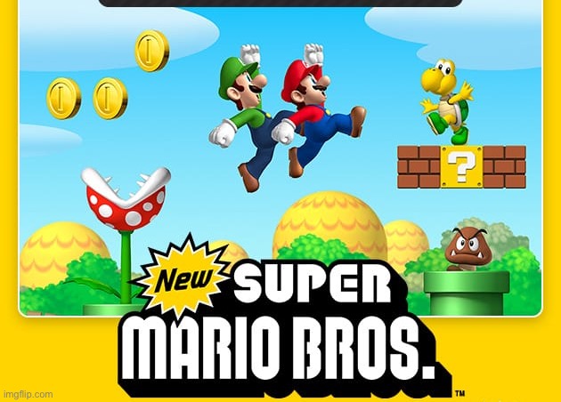 Nostalgia | image tagged in new super mario bros | made w/ Imgflip meme maker