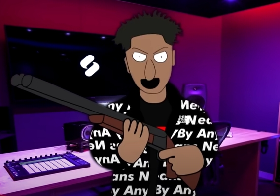 dripdale dingle with the shotgun Blank Meme Template