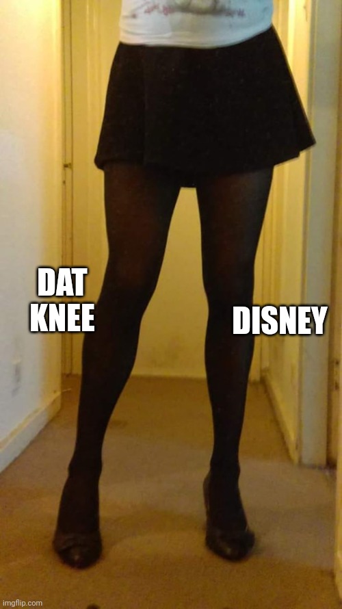 Legs | DISNEY; DAT KNEE | image tagged in legs,disney | made w/ Imgflip meme maker