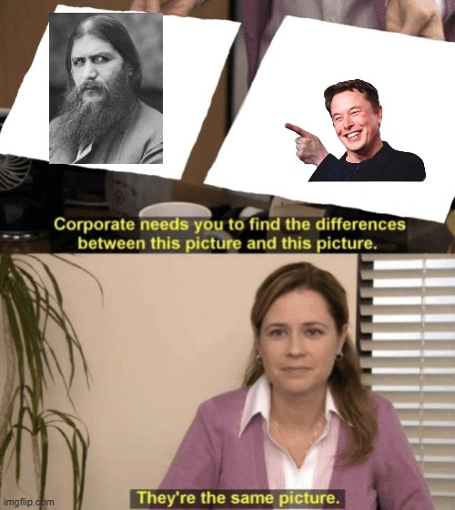 E  E Elon Musk | image tagged in corporate needs you to find the differences | made w/ Imgflip meme maker