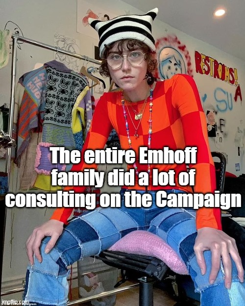 The entire Emhoff family did a lot of consulting on the Campaign | made w/ Imgflip meme maker