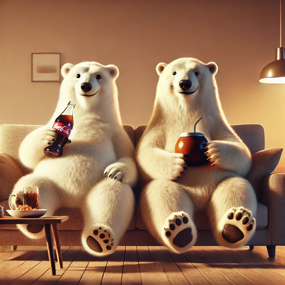 coca cola bear Blank Meme Template