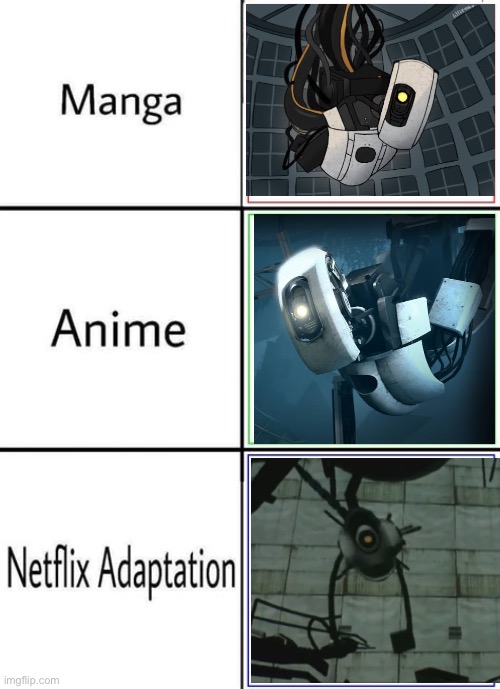 the cake is a lie the cake is a lie the cake is a lie the cake is a lie the cake is a lie the cake is a lie | image tagged in netflix adaptation,portal,portal 2,glados,valve | made w/ Imgflip meme maker