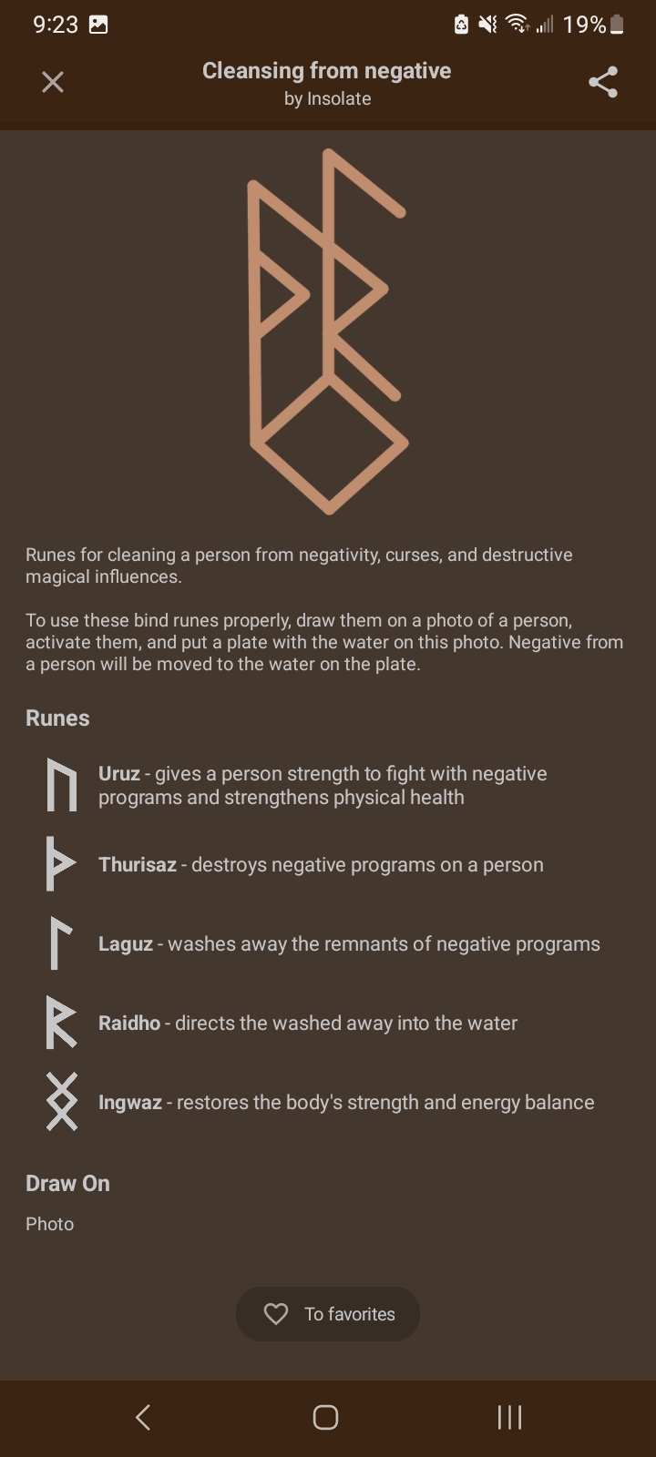 Rune | Cleanse From Negative Blank Meme Template