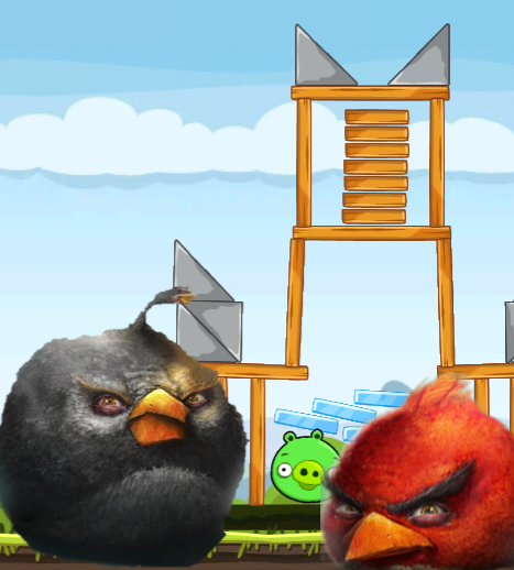 angry birds Blank Meme Template