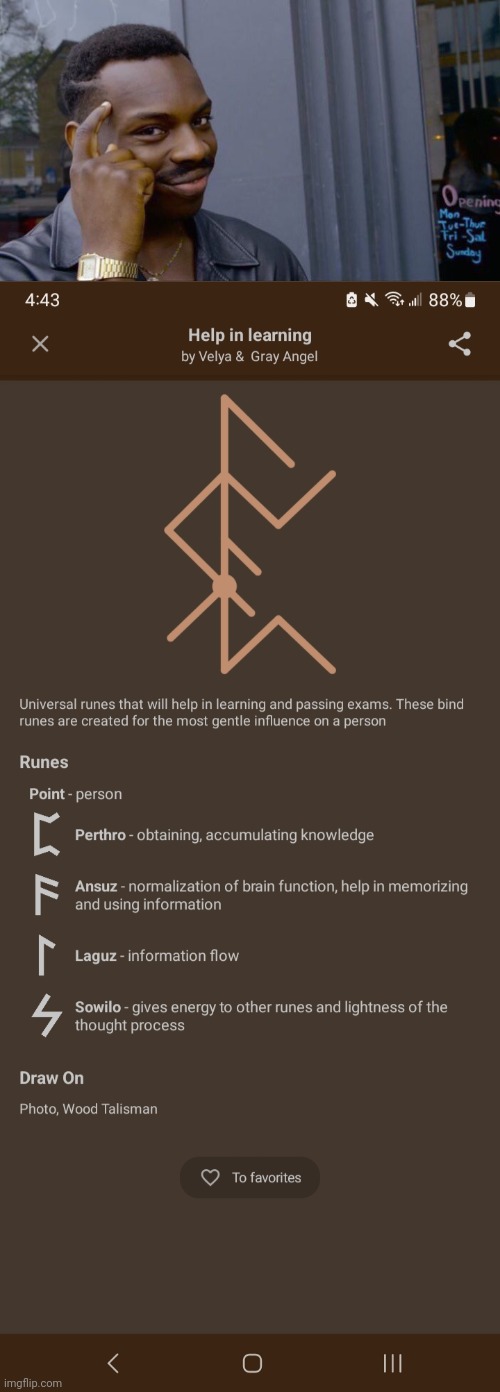 image tagged in memes,roll safe think about it,rune help learning | made w/ Imgflip meme maker