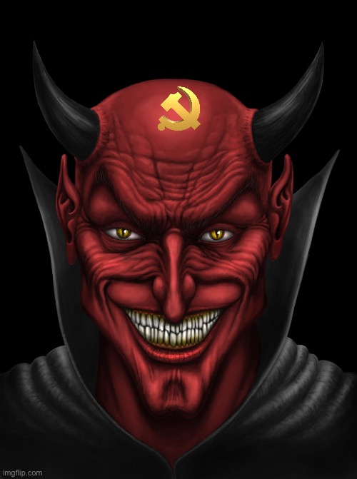 Demonic Maoism | image tagged in dancing with the devil | made w/ Imgflip meme maker