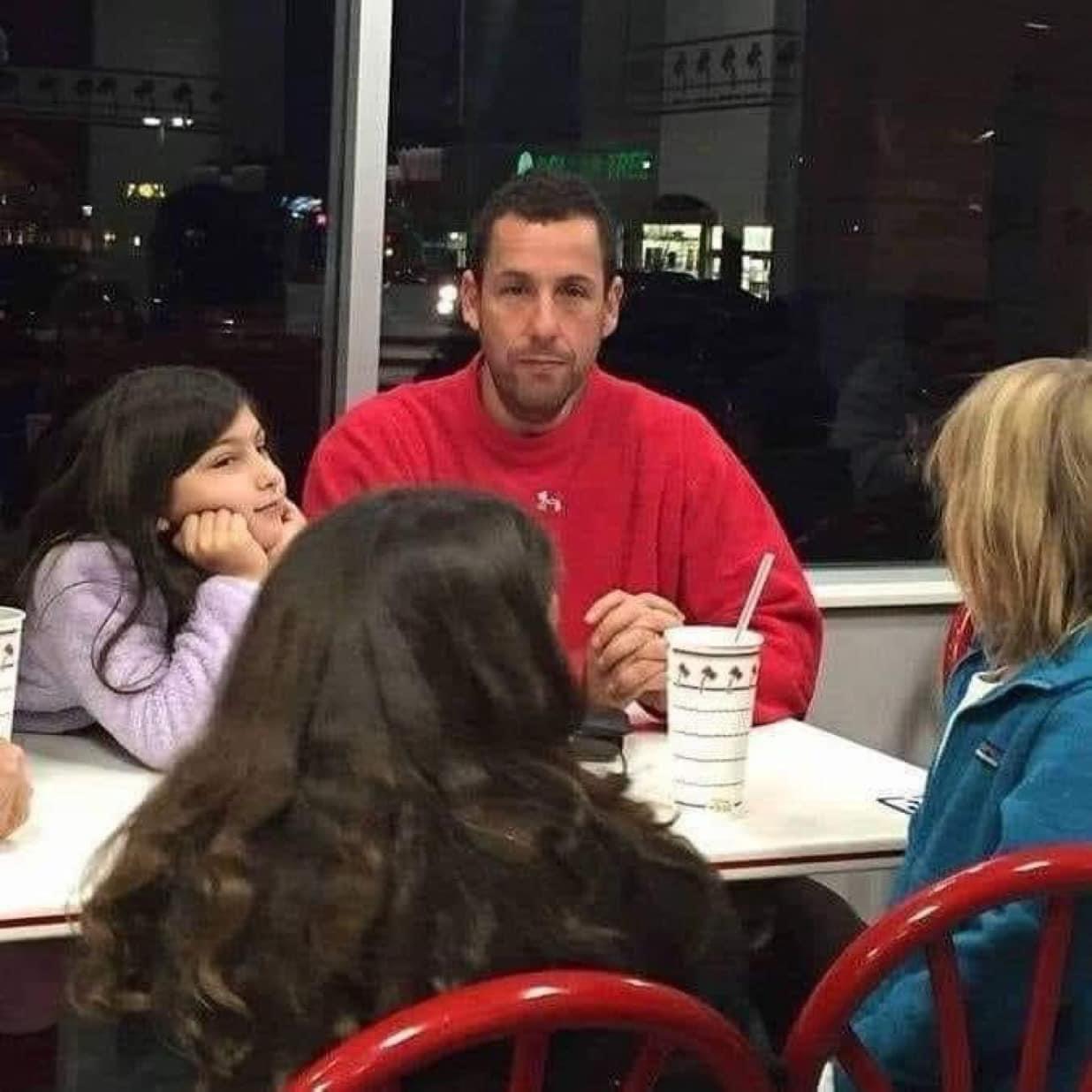 Adam Sandler Staring Blank Meme Template