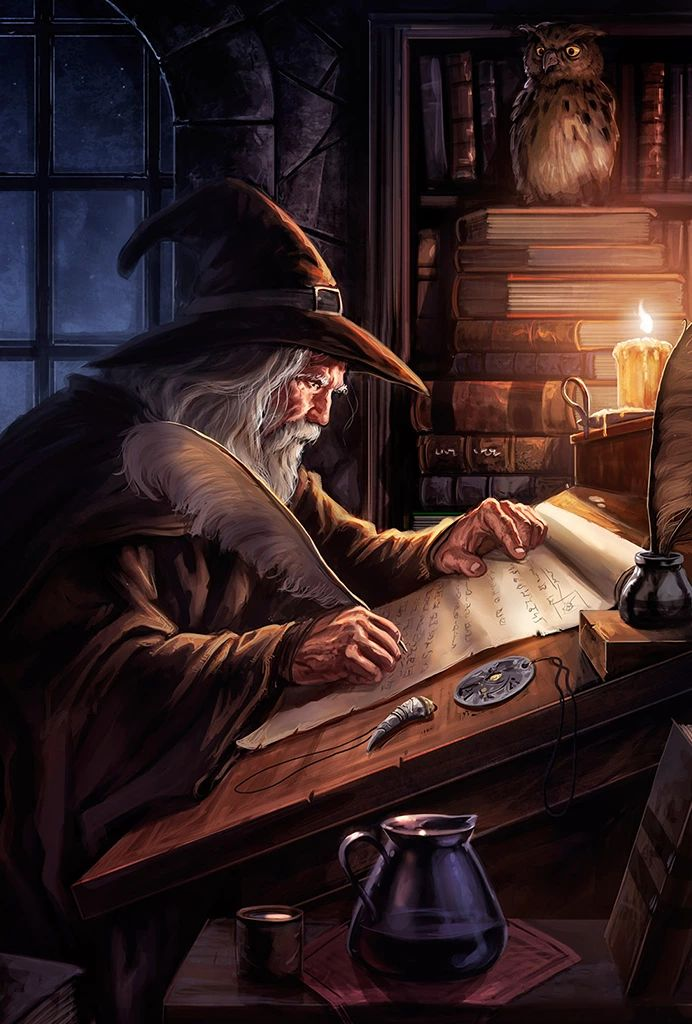 Scribe Wizard Blank Meme Template