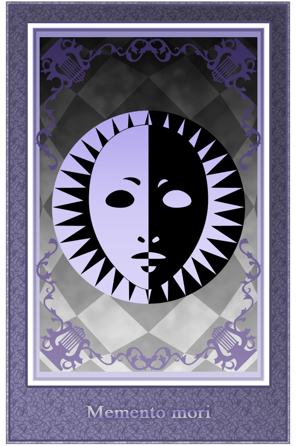 Persona 3 tarot card Blank Meme Template