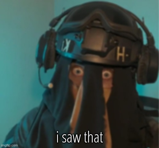 AFK reaction "I saw that" | image tagged in afk reaction i saw that | made w/ Imgflip meme maker