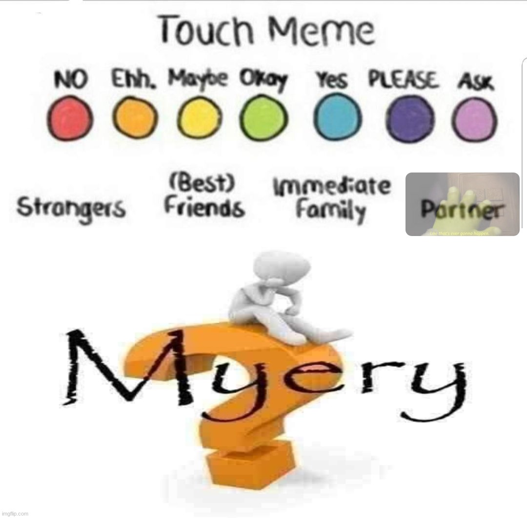 touch chart myery | image tagged in touch chart meme | made w/ Imgflip meme maker