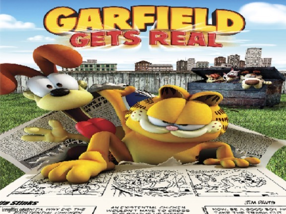 repost if garfield gets real, ingore for skyocean | made w/ Imgflip meme maker