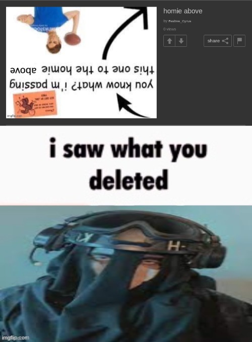 image tagged in afk saw what you deleted | made w/ Imgflip meme maker