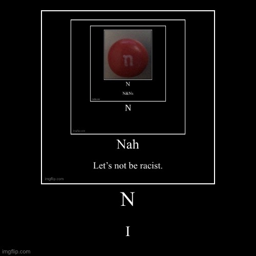 N | I | image tagged in funny,demotivationals | made w/ Imgflip demotivational maker