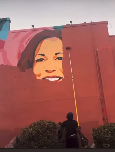 Harris mural Blank Meme Template