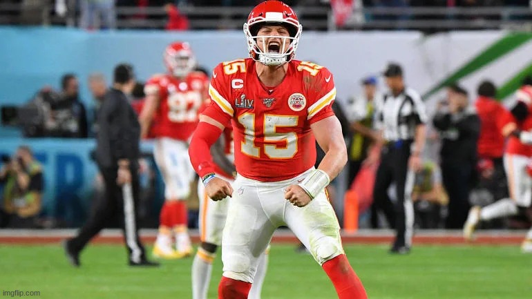 lets go | image tagged in patrick mahomes | made w/ Imgflip meme maker