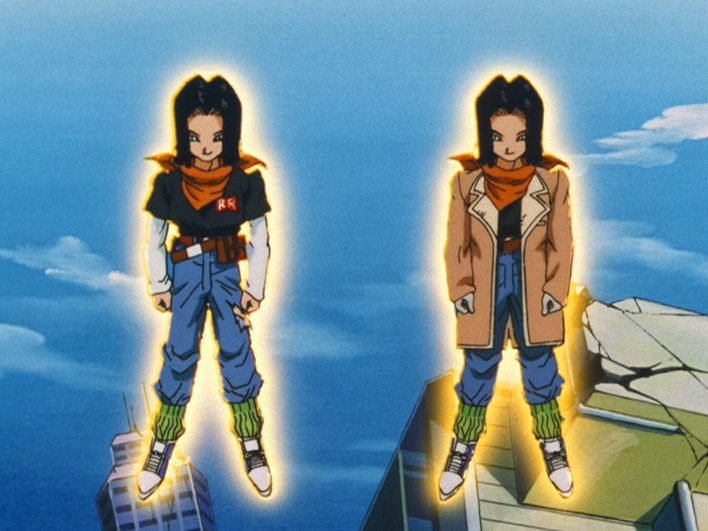 Two Android 17s Blank Meme Template