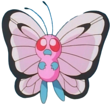 Pink Butterfree Blank Meme Template